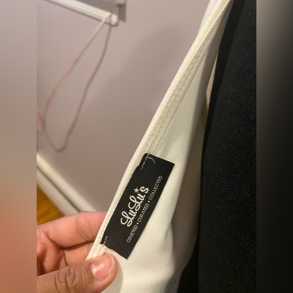 LARGE Lulus We Built This Midi Ivory Bodycon Dress - Picture 3 of 6